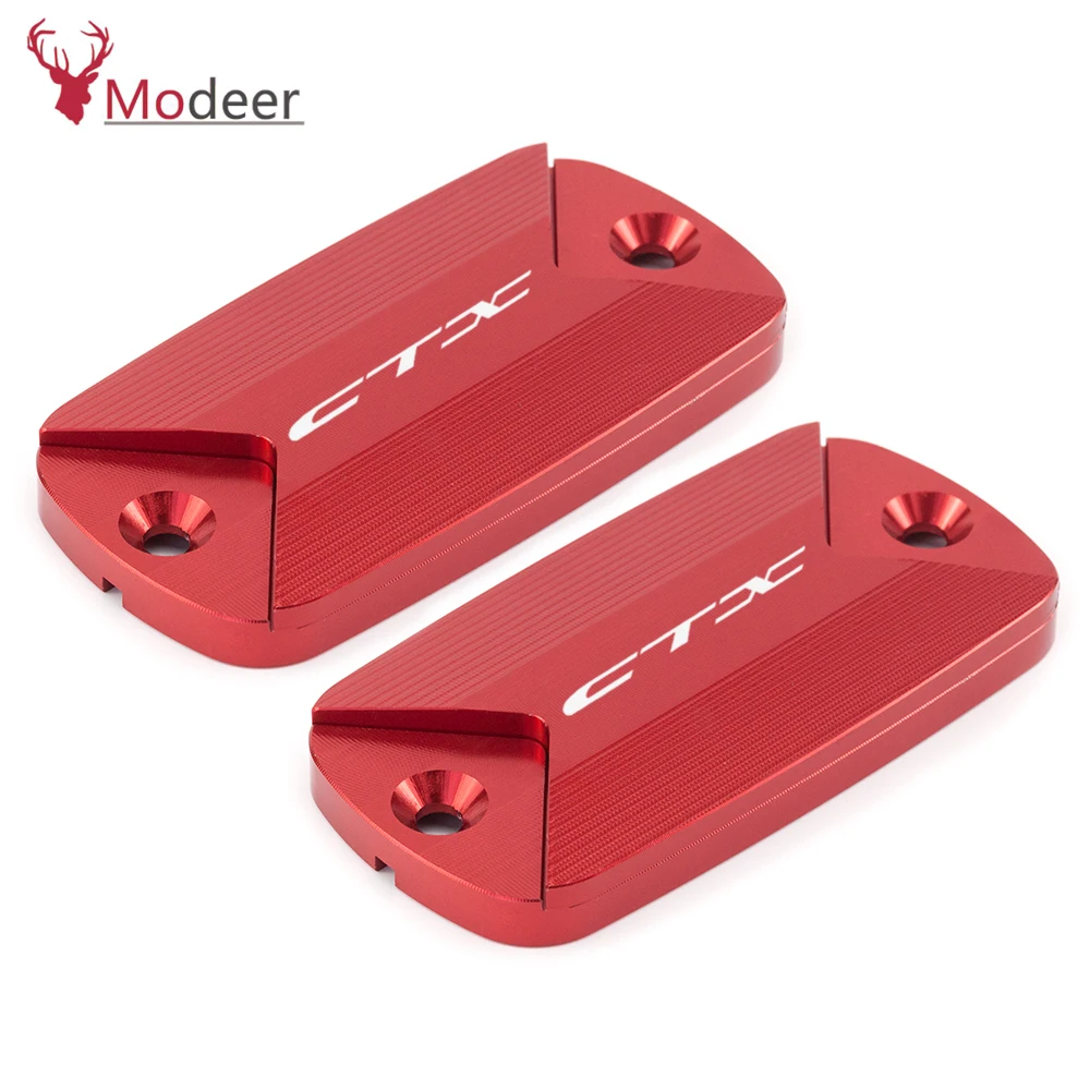 Motorcycle CNC Aluminum Front Brake Oil Fluid Reservoir Cover Cap For Honda CTX 700 700N 1300 CXT700 N CTX1300 2014 2015 2016 (7)