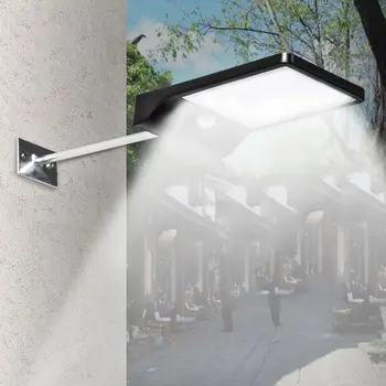 

Solar LED Lights Wall Sconces with Mounting Pole Outdoor Motion Sensor Detector Light for Porch Garage XH8Z