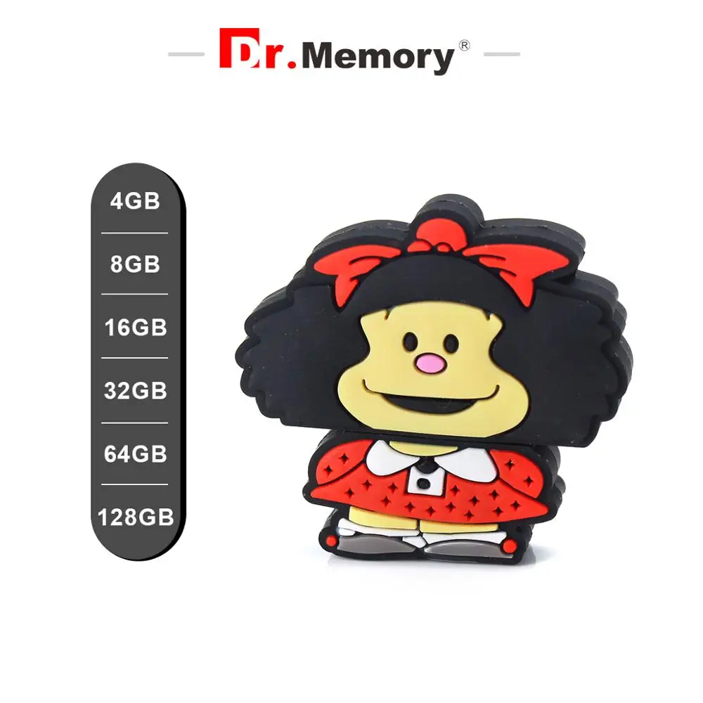 

Black Monkey USB 2.0 Flash Drive 4GB 8GB 16GB 32GB 64GB 128GB Fash U Disk Card Cartoon Cute Pen Drive USB Flash