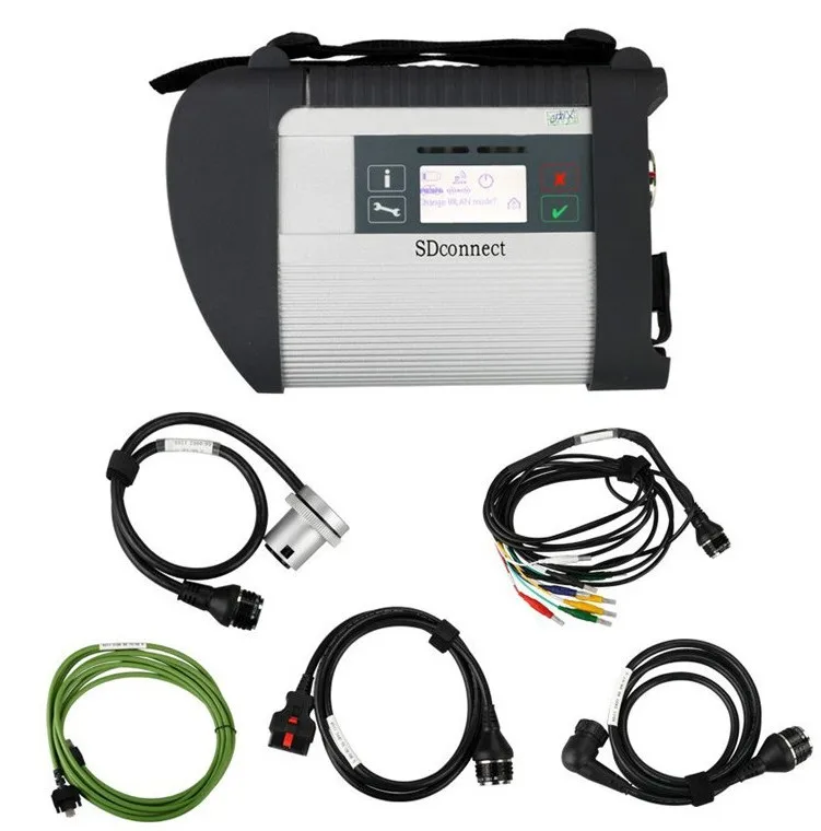 Готов к использованию MB STAR C4 Star Diagnosis C4 и EVG7 планшет с программным обеспечением V2019.12 MB STAR SD Подключение 4 OBD2 диагностический инструмент сканирования
