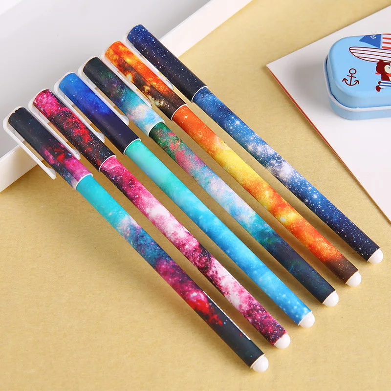 Random 1pcs 1 шт. распродажа шариковые студенческие ручки Звездная ночь шариковая ручка школьные офисные принадлежности Обучающие канцелярские принадлежности - Цвет: Random 1pcs