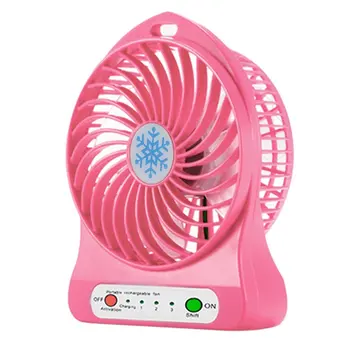 

New Mini Desk Fan Portable Mini fan USB ventilador fan Li-ion Battery Rechargeable Multifunctional Fan 3 Gear For Home Office
