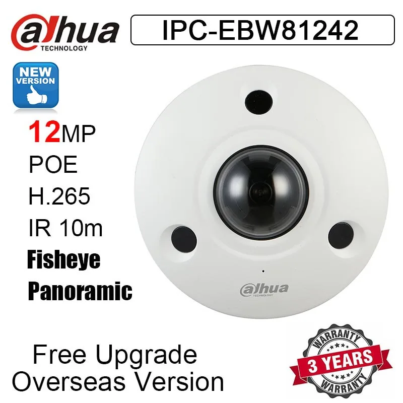 IPC-EBW81242 12MP  Fisheye Camera