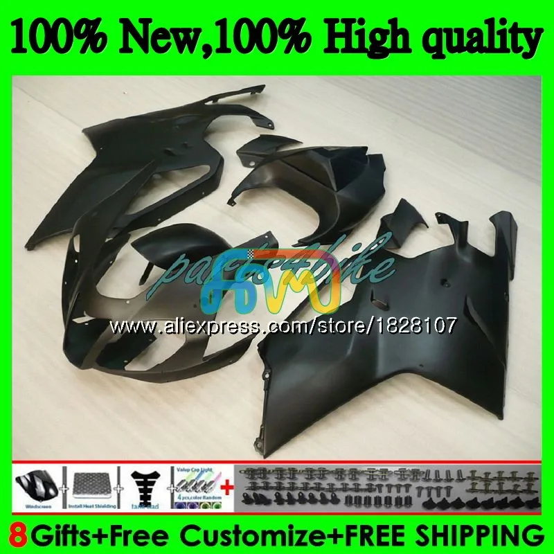 RSV1000R для Aprilia RSV1000 R Mille 03 04 05 06 55BS. 34 RSV1000RR матовый черный РСВ 1000 R RR 1000R 2003 2004 2005 2006 обтекатель - Цвет: No. 1