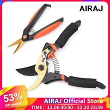 

AIRAJ Garden Pruning Shears Set Sharp Pruner Scissors Garden Tools Bonsai Flower Cultivating Women Kids Snip Floral