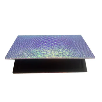 

2 Pcs Empty Magnetic Eyeshadow Palette Cosmetic Container Eyeshadow Lipstick Storage Pallet (Fish Scale Discoloration Makeup Emp