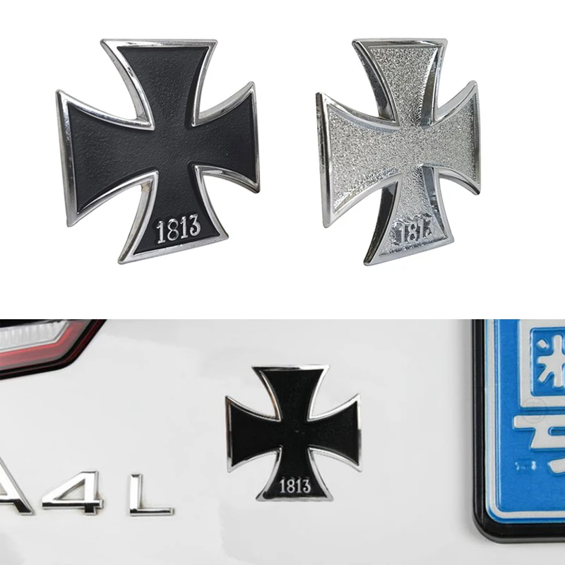 Motorcycle Accessories Decals, Emblems & Flags MALTESE CROSS MOTORCYCLE