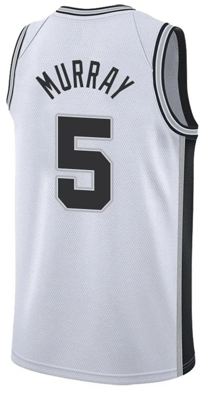 10 Demar DeRozan 20 Manu Ginobili Джерси 21 Tim Duncan 5 Dejounte Murray баскетбольные майки