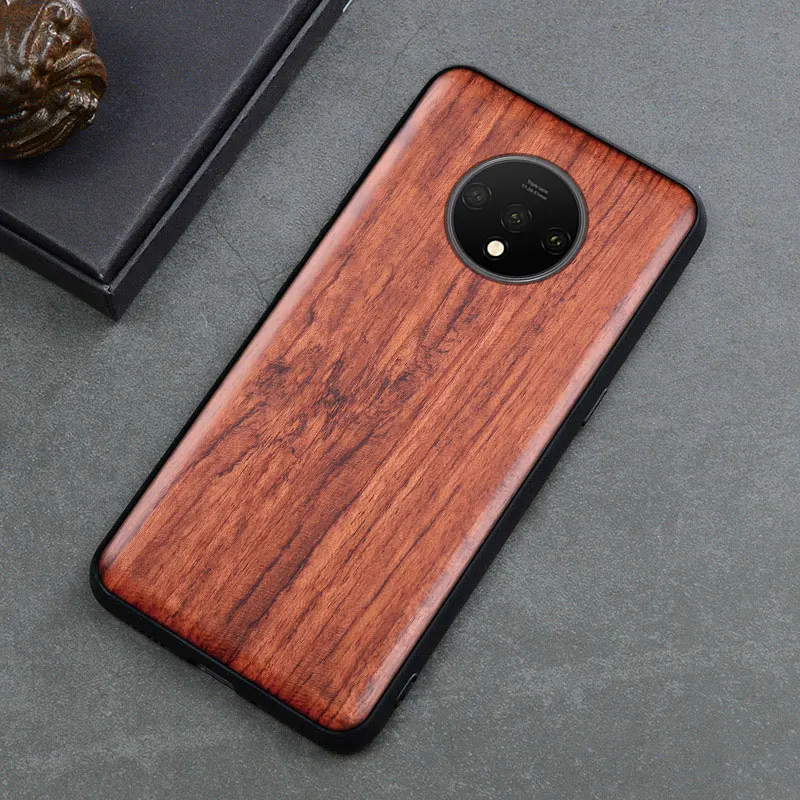 Новинка, чехол для Oneplus 7 t, тонкая деревянная задняя крышка, TPU бампер, чехол для Oneplus 7t One Plus 7t pro, чехол для телефона s