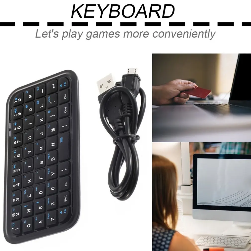Беспроводная мини клавиатура Bluetooth 3 0 для iPad 2 4 iPhone 4S 5 5S 6 6S 7 Android OS PC|Клавиатуры| |