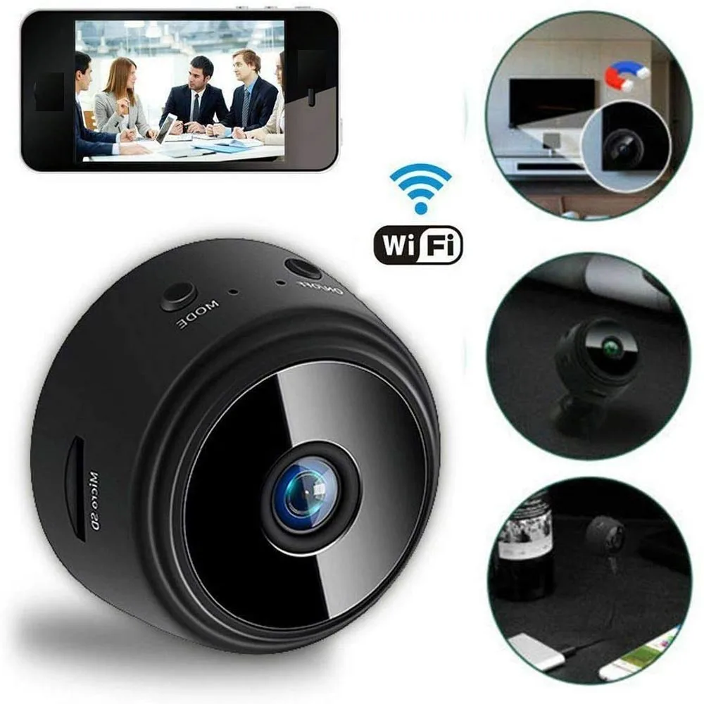 A9 Mini Camera 1080P HD ip camera Night Version Voice Video Security Wireless Camcorders surveillance cameras wifi | Безопасность и