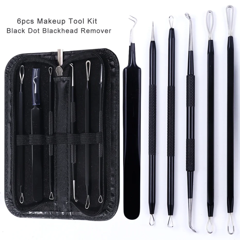 1 комплект для удаления угрей и прыщей экстрактор из нержавеющей стали дефект