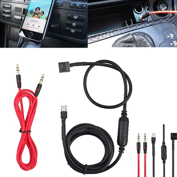 

Parts E46 98-06 Wire Harness Female Socket 3.5mm Accessories Portable Input Interface Plug And Play Music Car Audio Aux Cable