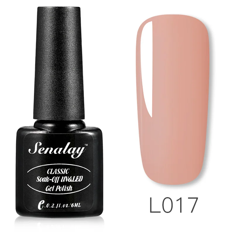 RE12-L017 SENALAY Гель-лак набор все для маникюра Полупостоянный Vernis верхнее покрытие УФ светодиодный гель лак удаляющийся замачиванием Гель-лак для ногтей - Цвет: RE12-L017