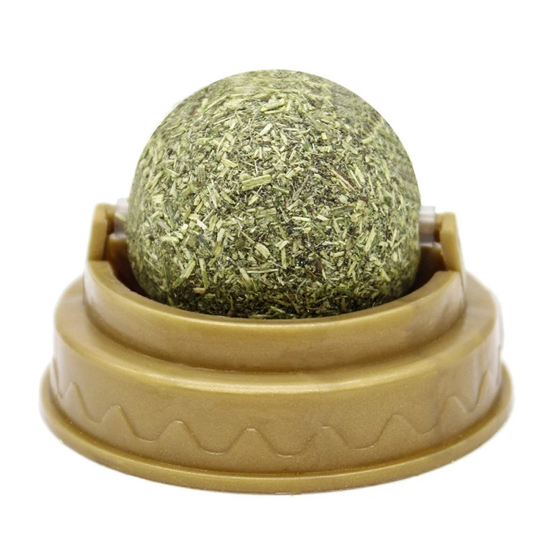 Забавные игрушки для кошек Catnip вращающийся кошачий мяч кошка здоровое угощение игрушка чистые зубы мольный мотив игрушка