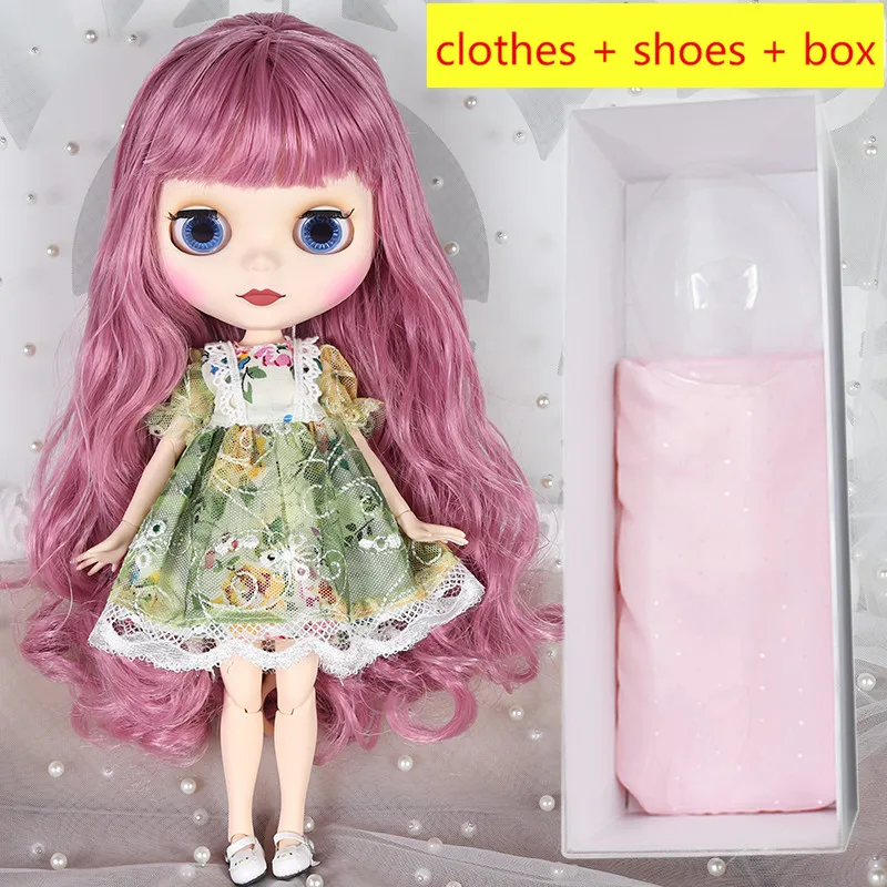 Blyth кукла 1/6 BJD 30 см 7 суставов/19 суставов, белая кожа тела, одежда+ обувь+ коробка набор, куклы игрушки для детей девочек подарочная коробка