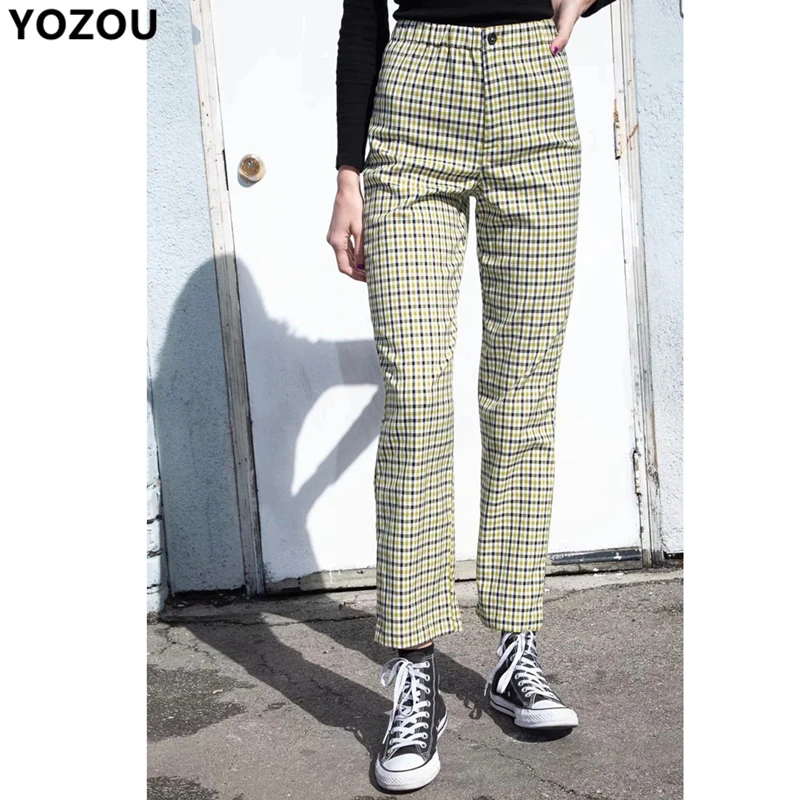 Plaid pants aesthetic Clearance