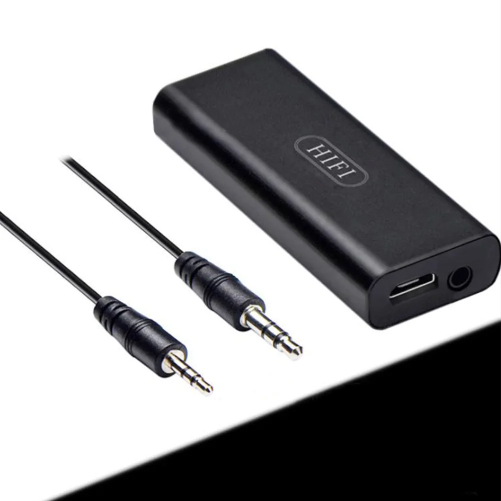 Home Earphone Stereo Headphone Amplifier Portable Rechargeable HIFI Black 3 5mm Mini For Phone Music Improver Audio Powerful