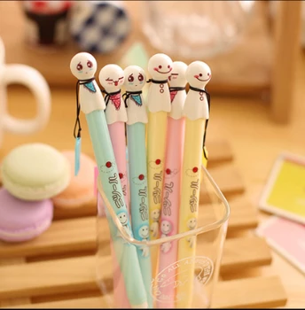 

student stationery sunny expression doll fresh lovely black water pen creative neutral pen signing pen