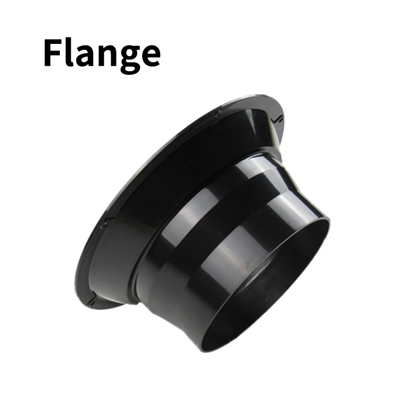 

3/4/5/6/8"Round Plastic Flange Ducting Hose Connector Air Ventilation for Kitchen Hood Ventilator Pipe Connecting Exhaust Outlet