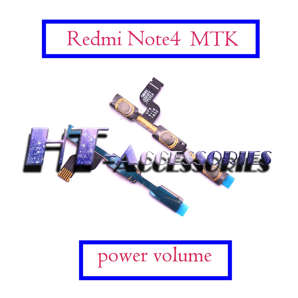 Для Xiaomi Redmi Note 4 4X MTK для прибавления звука Боковая кнопка зарядная плата заряда микрофон системная плата Материнская плата Flex кабель