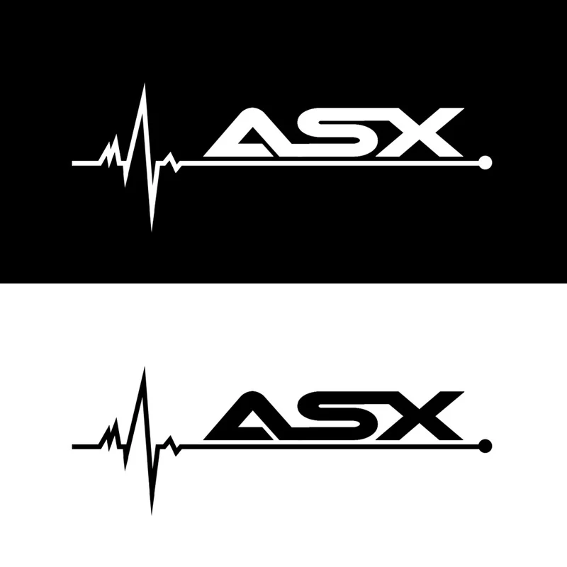 asx 2 шт. наклейки на окна автомобиля для OPEL alfa romeo abarth lada vesta Renault koleos suzuki swift hyundai Tucson DACIA сиденье FR octavia - Название цвета: asx