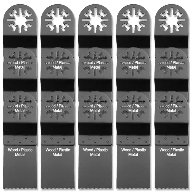 

15pcs Oscillating Multi-tool Bi-metal Tool Cutter Set For AEG For Aldi Workzone For CEL MTP1 For 144MT 14.4V