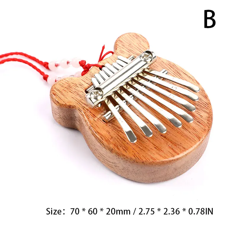 Thumb piano New Mini Kalimba 8 Keys Thumb Piano Great Sound Finger Keyboard Musical Instrument Wooden/Acrylic musical Instruments Keyboard