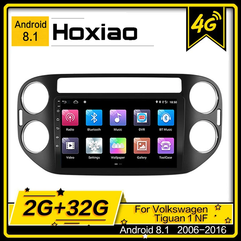 Android 8.1 2 Din Car GPS Multimedia Player For VW Volkswage Tiguan 1NF 1 2010-2017 2016 Autoradio Bluetooth Navigation Stereo | Автомобили