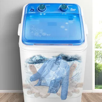 

7kg Large Capacity Semi-automatic Washing Machine Portable Washing Machine Mini Washing Machine Washer and Dryer 220V