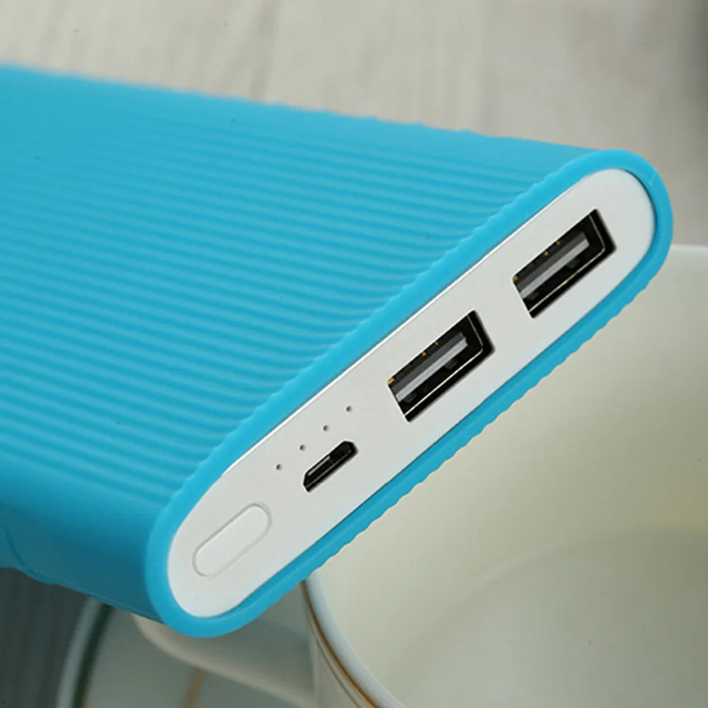 Нескользящий Мягкий защитный чехол Besegad для Xiaomi Xiomi Mi Power Bank 2 10000 мАч внешний