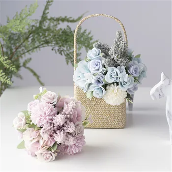 

INS Artificial Rose Wedding Boquet Holder Beam Wedding Photographic Prop Shouzha Artificial Flower Home Decoration Artificial Si