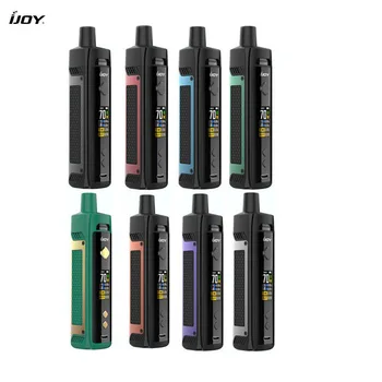 

Original Electronic Cigarettes ijoy Jupiter Kit Pod Vaporizer 70w leather E Cigarette 5ml Refill Tank 0.6ohm Mesh Coil Vaporizer