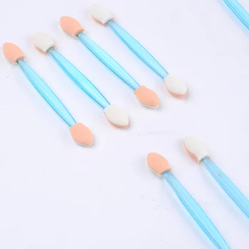 

2017 10Pcs Double-end E yebrow E yeliner Br ush S ponge Applicator Tool random 70