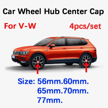1pcs 56mm 60mm 65mm 70mm 76mm Black Car Wheel Center Hub Cap Badge Emblem Decal Wheel Sticker Styling For VW Volkswagen golf 7