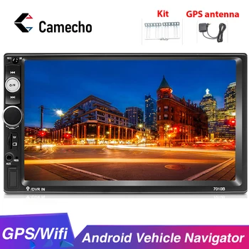 

Camecho 2din Car Radio Android GPS Navi WiFi 7" Car Multimedia Player Car Stereo For VW TOYOTA GOLF Nissan Hyundai Autoradio