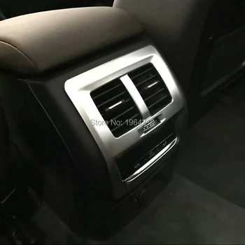 

Car Styling ABS Matte Rear Air Conditonnal Vent Cover Trim AC Outlet Panel Decoration frame 1Pcs For BMW X3 G01 2018 2019