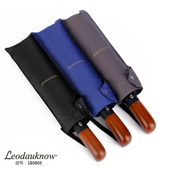 

Wood Folding Automatic Umbrella Rain WomenGolf Umbrella Wind Luxury Umbrellas Parasol Tous Mujer Tous Cute Umbrella BB75YS