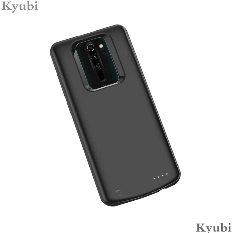6500 мАч Внешний аккумулятор зарядное устройство чехол для Xiaomi Redmi Note 8 pro портативная беспроводная зарядка для Xiaomi Redmi Note 8 pro 2 в 1