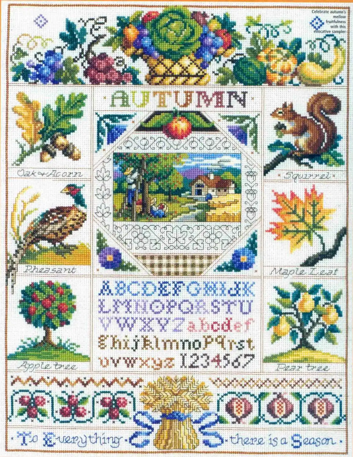 

G Mouse avatar Counted Cross Stitch Kit Cross stitch RS cotton with cross stitch Autumn Treasures