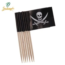 1000 шт Мини двойной нож Пиратская бумажная еда выбирает ужин Шпажки для торта кекс украшения фруктовые коктейльные палочки вечерние Топпер S