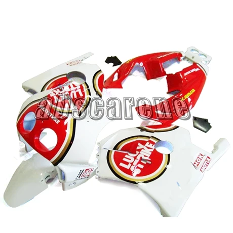 Выполните Обтекатели для Honda CBR250RR MC22 1990 1991 1992 1993 1994 CBR250RR MC22 90 91 92 93 94 ABS Кузов белого и красного цветов панели