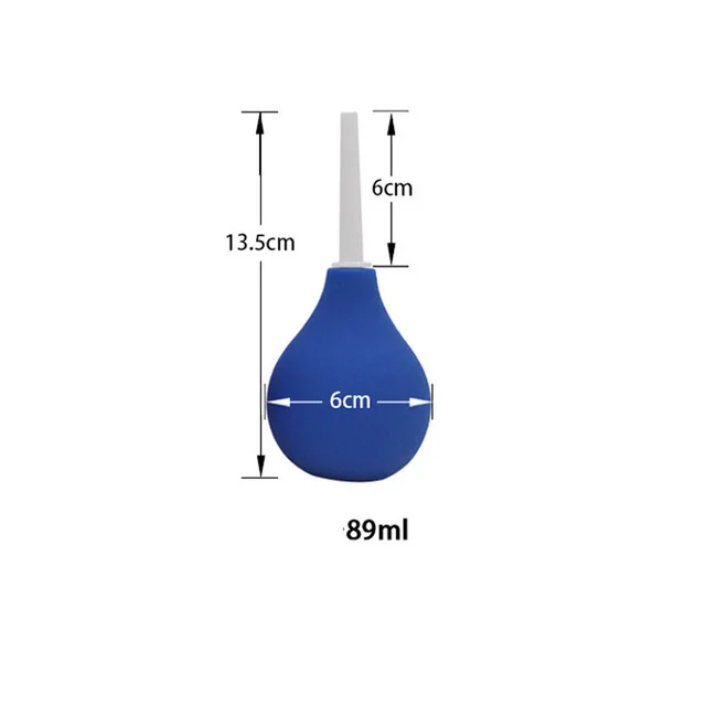 Силиконовый анальный очиститель флеш анальный портативный мусульманский душ Анальный Шар Вагинальный Анальный Душ Очищающая лампочка клизма - Цвет: 1pc