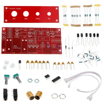 

PT2399 Single Power Supply Pure Sound Durable Karaoke Audio Plate Reverberation Board Microphone Amplifier DIY Module Practical