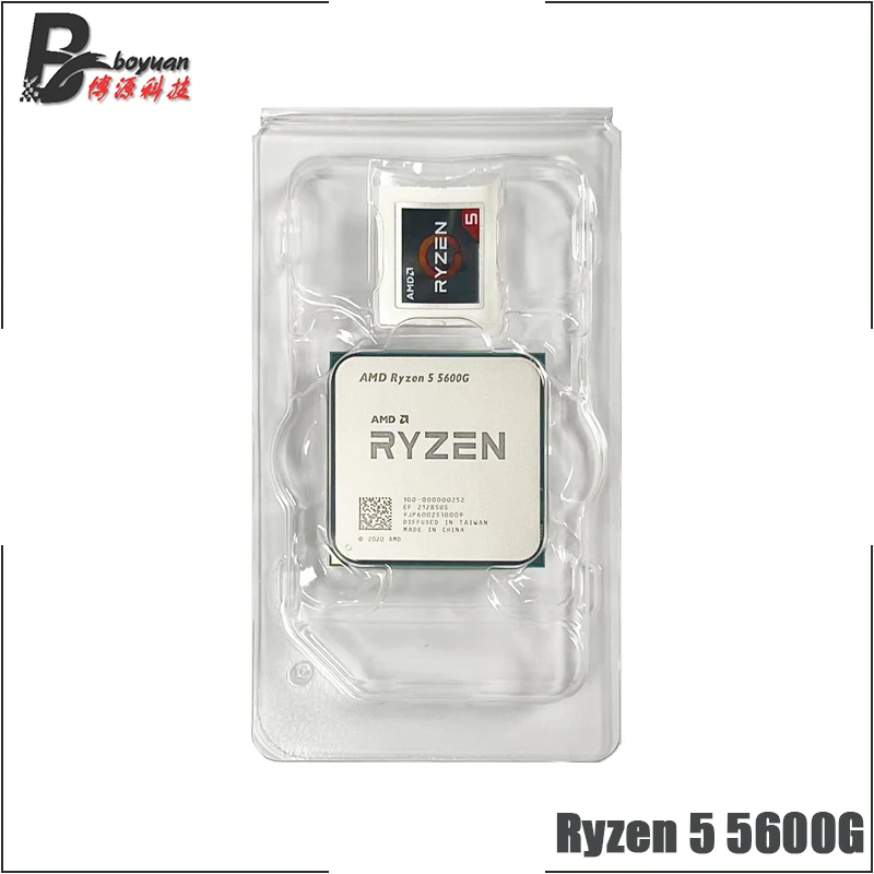 Процессор AMD Ryzen 5 5600G для ПК центральный процессор компьютера 6 ядер 12 потоков 5600