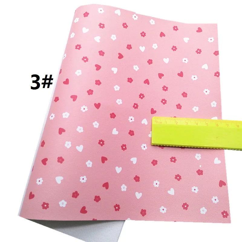 Polka Dot Faux Leather Pastel Bubbles Dots Printed Faux Leather Sheets