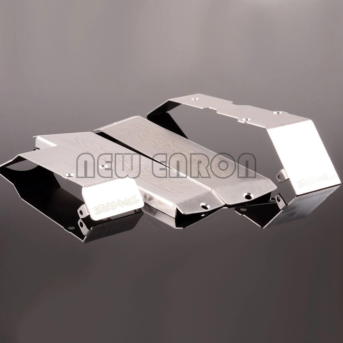 Rvo2pa para 1:10 Nova Enron Inoxidável Chassis Armadura Proteção Skid Placa 1 – 10 Traxxas E-revo 2.0 Aço