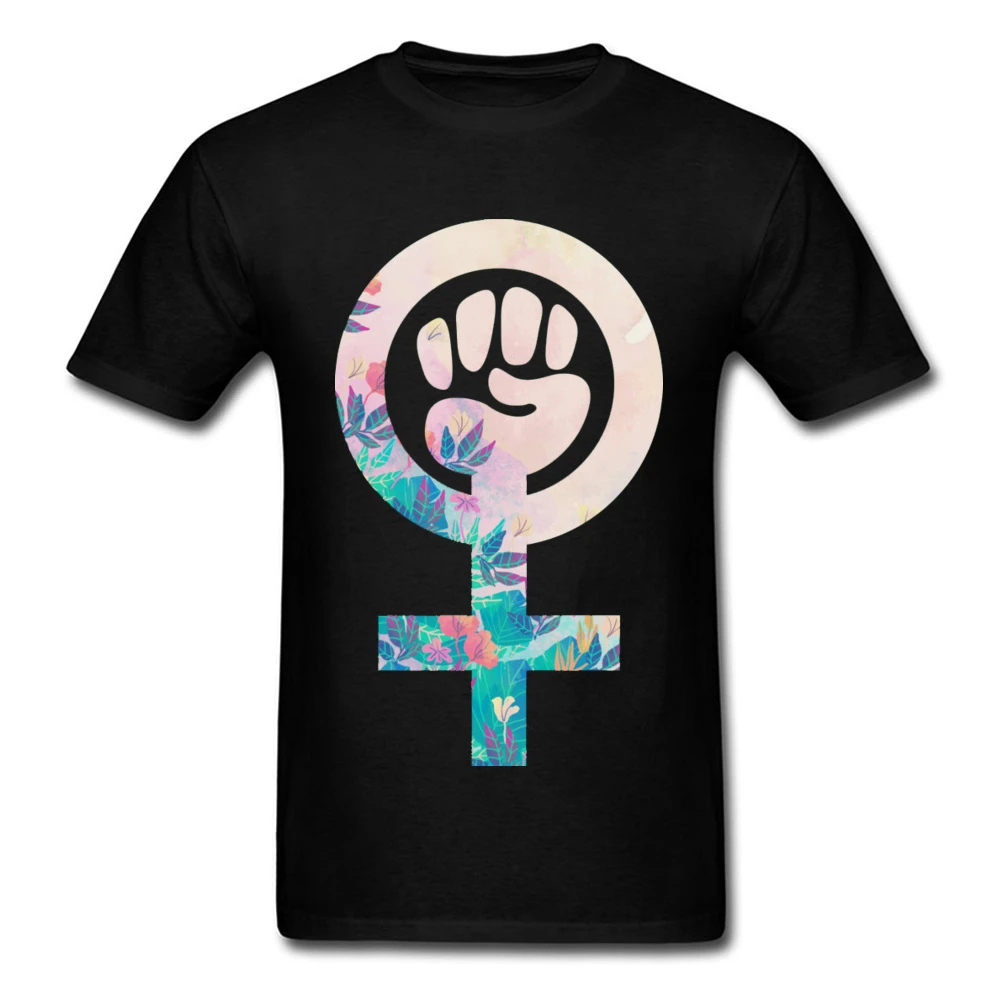 feministas de puño levantado para hombres y mujeres, camisetas de manga corta con cuello redondo, ropa de algodón grupo|Camisetas| - AliExpress