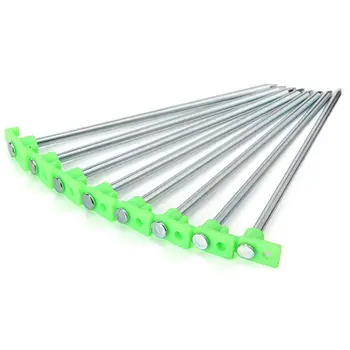 

Tent Nail Stake Peg Night Luminous Stainless Steel Camping Outdoor Fishing Canopy Windproof Rope Tool