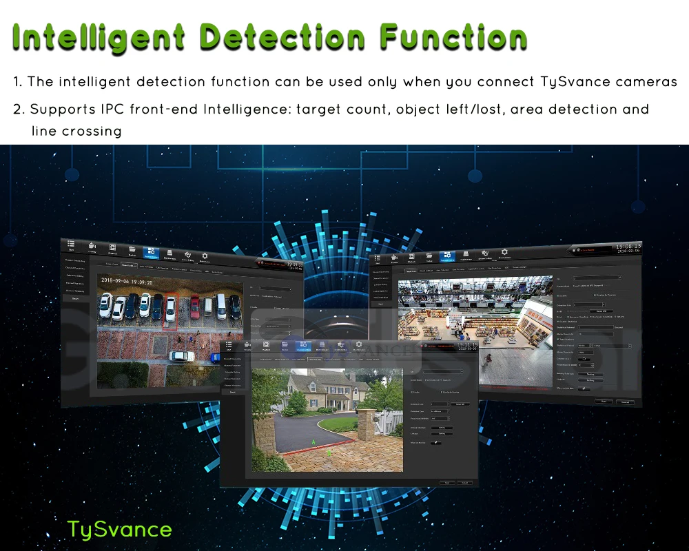 TySvance 16ch POE NVR 4K 5MP H.265 до 32ch сеть NVR видео Регистраторы 2 HDD 24/7 записывающая IP камера Onvif 2,6 P2P Системы